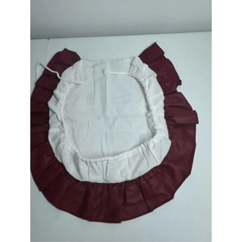 Rare Vintage 1970's Christmas TOILET SEAT COVER Holiday Decor